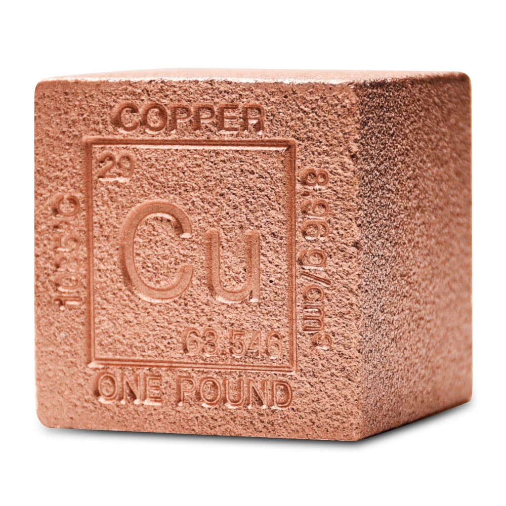 10 oz Copper Bullion Cube (New)