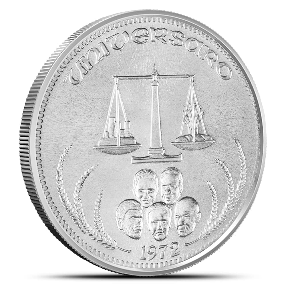 1 oz Universaro World Trade Silver Round