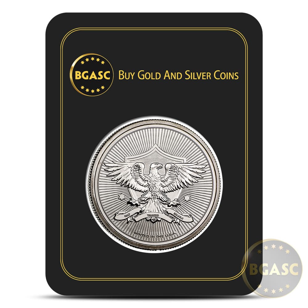 1 oz BGASC Silver Round (New, BGASC Card)