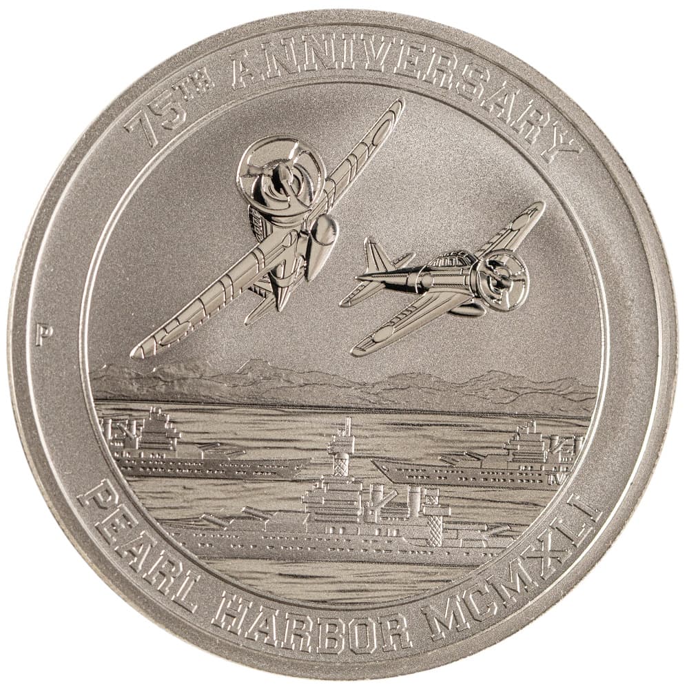 2016 1 oz Tuvalu Pearl Harbor Silver Coin