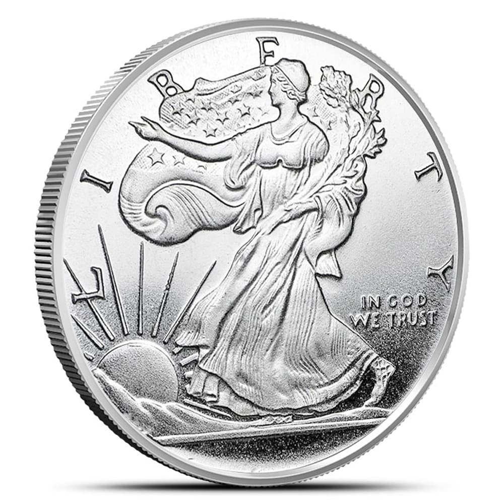 1/2 oz SilverTowne Walking Liberty Silver Round (New)