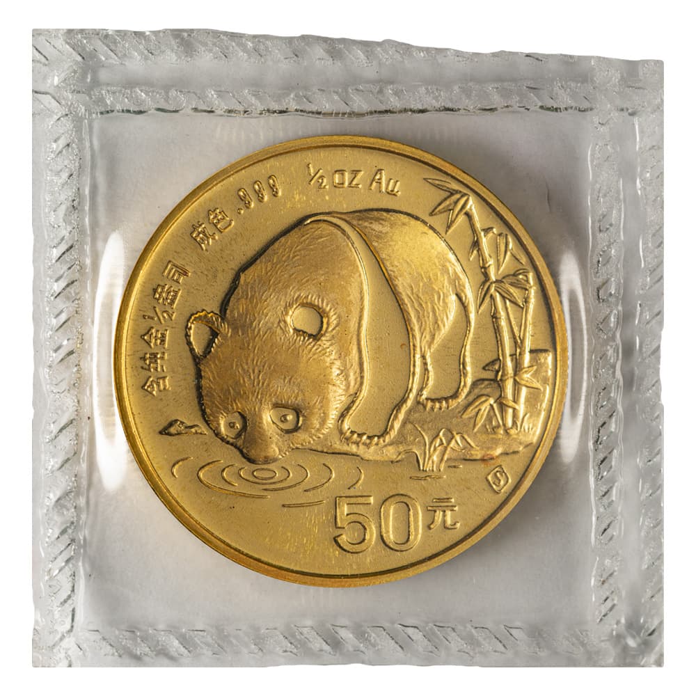 1987 1/2 oz Chinese Gold Panda Coin (Sealed)