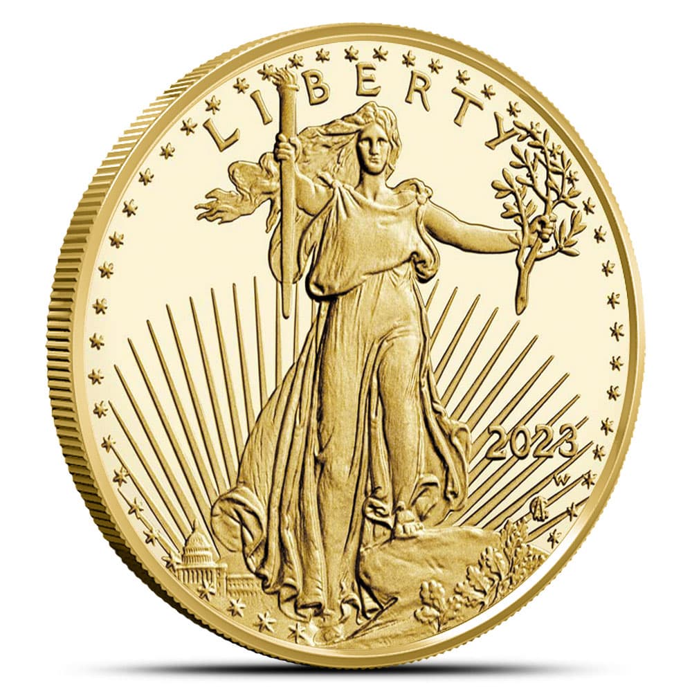 2023-W 1/2 oz Proof American Gold Eagle Coin (Box + CoA)