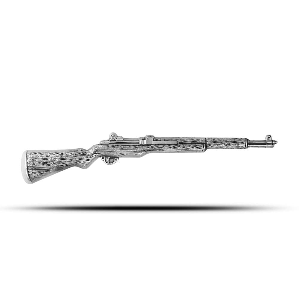 2025 2 oz Antique Republic of Chad Silver M1 Garand Rifle Shaped Coin (Box + CoA)