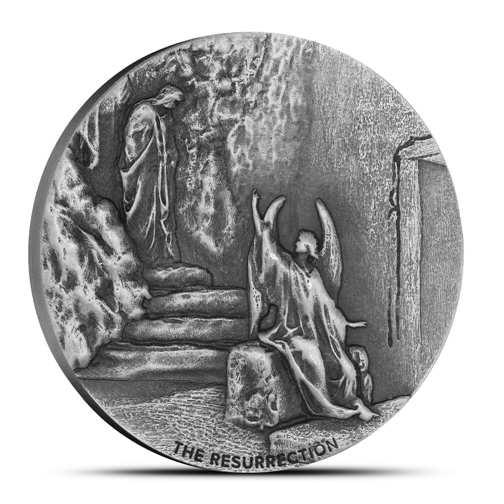 2024 2 oz The Resurrection Biblical Silver Coin Series (New)
