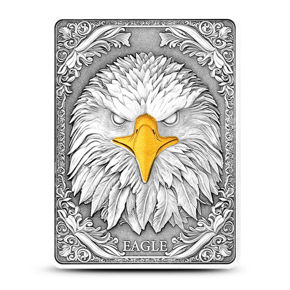 2025 1 oz Antique Fiji Silver Eagle Rectangular Coin (Box + CoA)