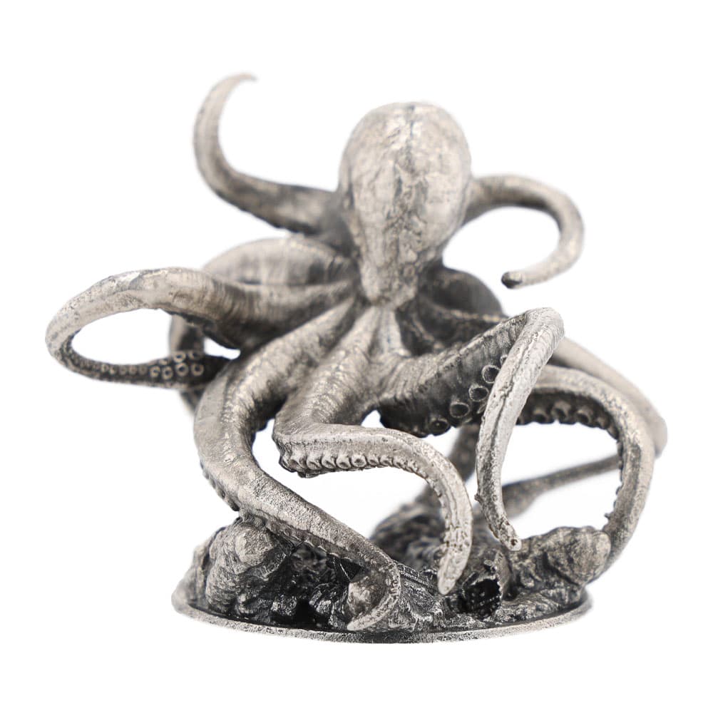 1 oz Antique Finish Kraken Silver Statue (New w/ CoA) - May 7, 2025