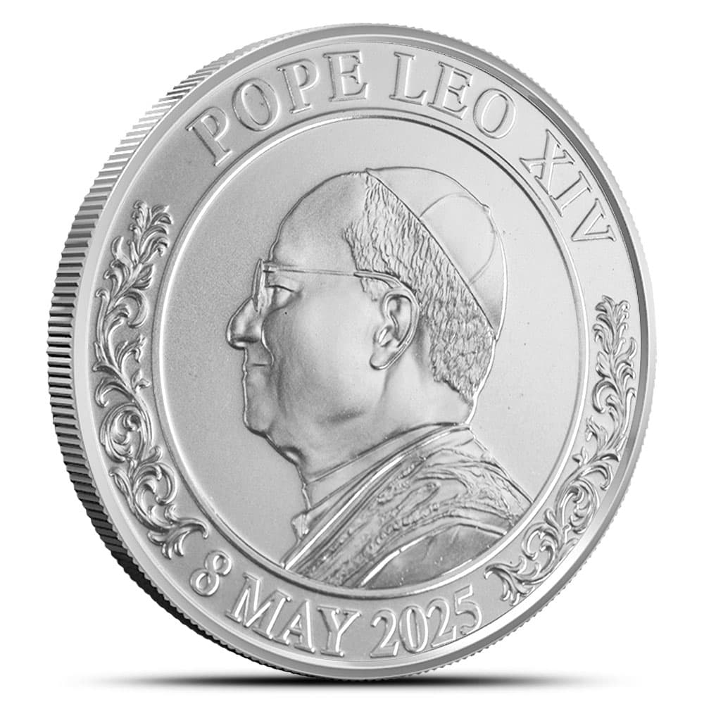 2025 1 oz Pope Leo XIV Commemorative Silver Round (New) - Jun 11, 2025