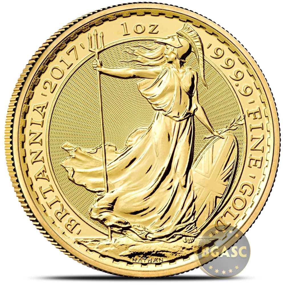 2017 1 oz British Gold Britannia Coin (BU)