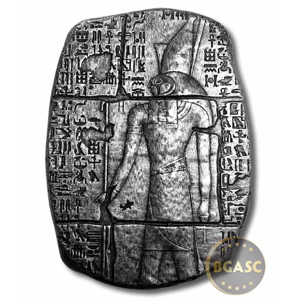 3 oz Monarch Egyptian Relic Silver Bar (New)