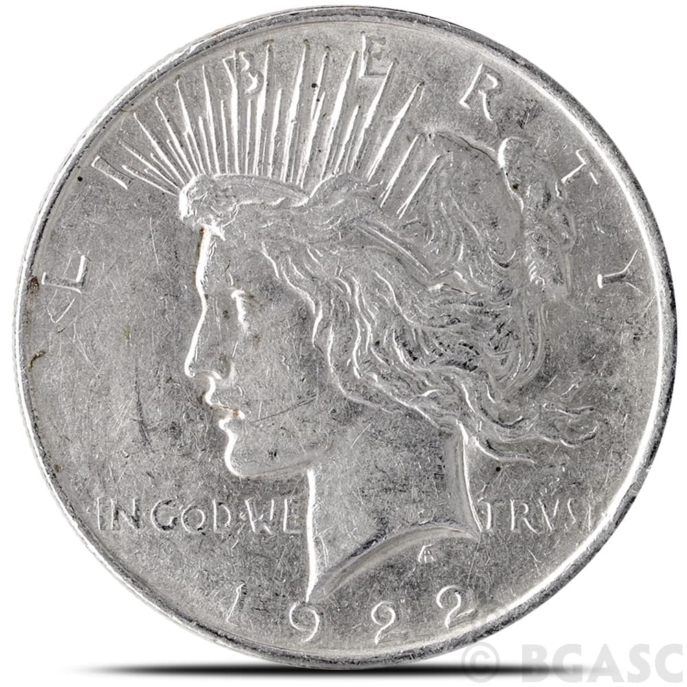 Peace Silver Dollar Coin (Cull)