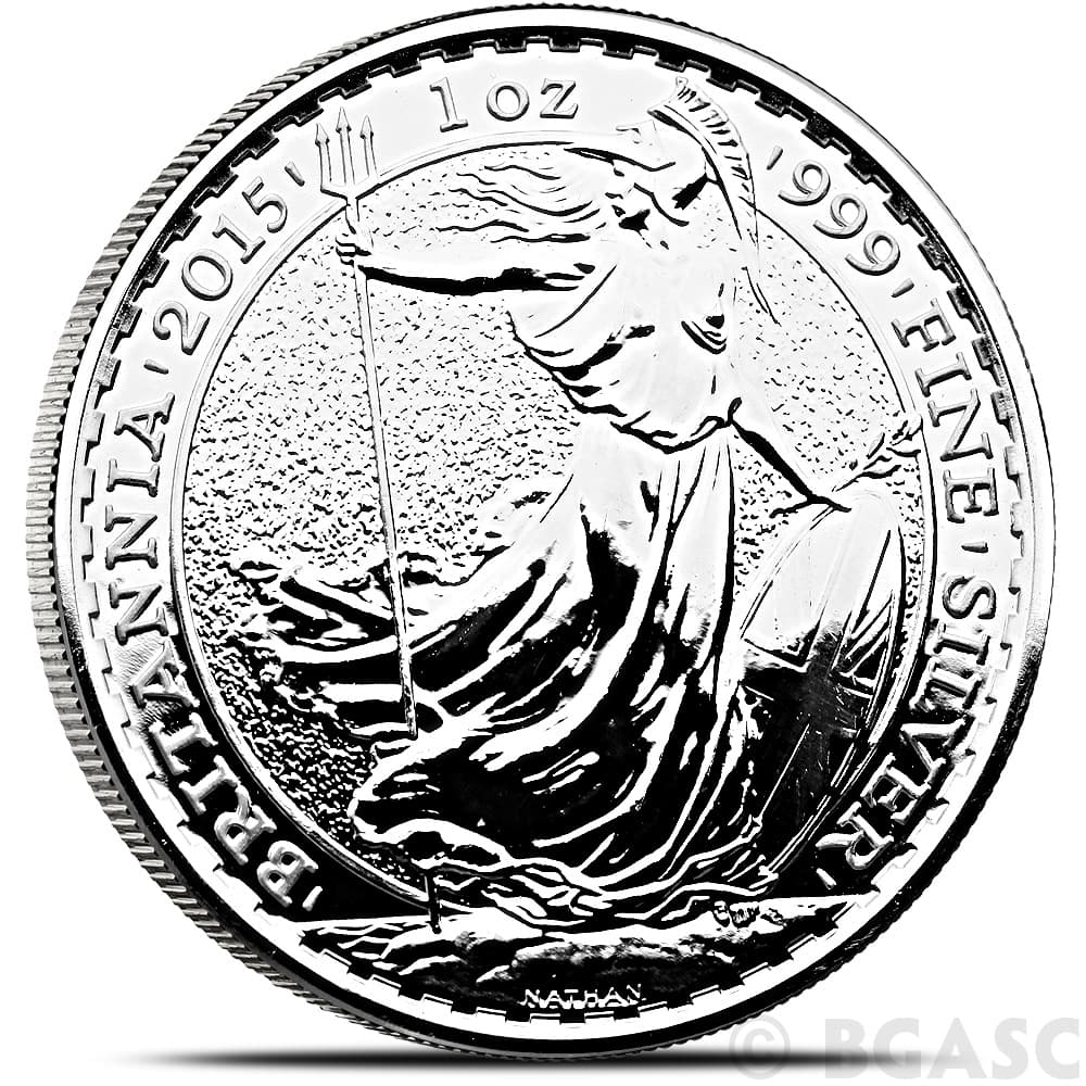 2015 1 oz British Silver Britannia Coin (BU)