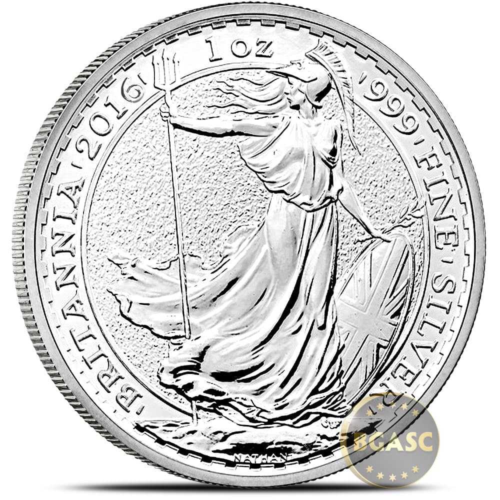 2016 1 oz British Silver Britannia Coin