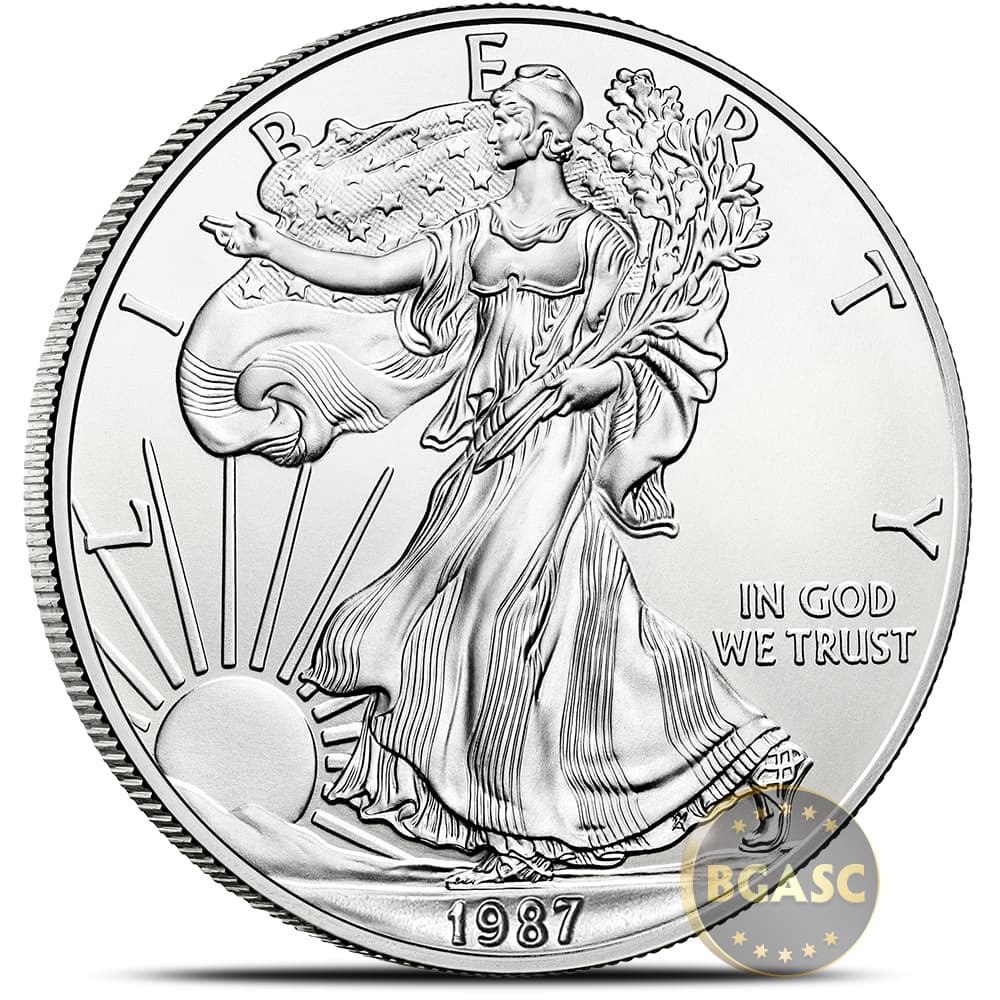 1987 1 oz American Silver Eagle Coin