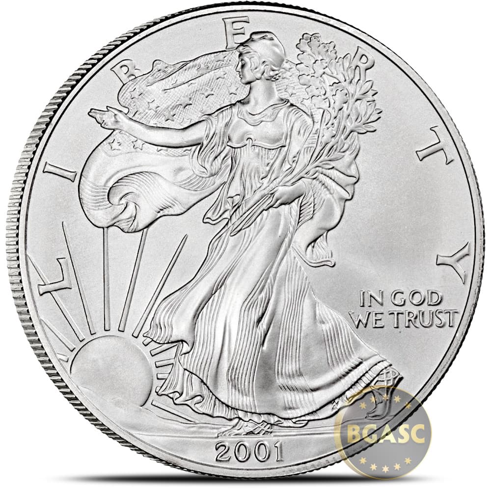 2001 1 oz American Silver Eagle Coin
