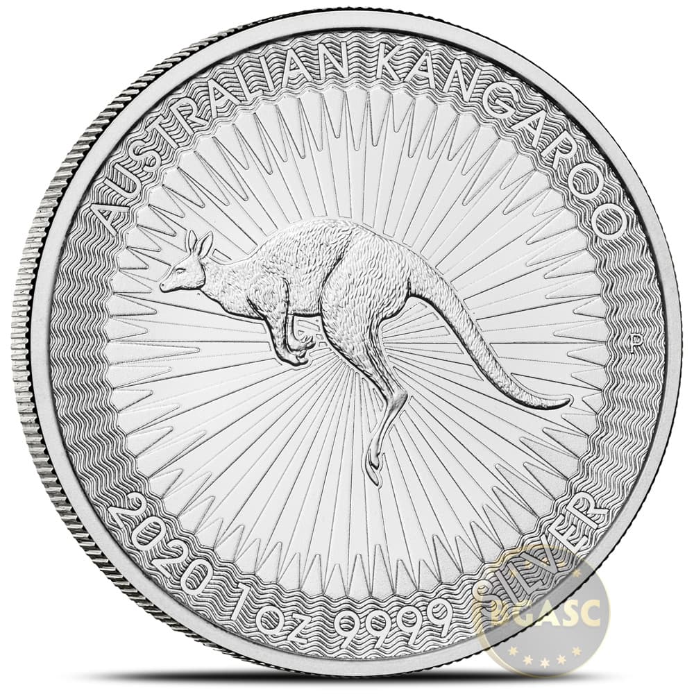 2020 1 oz Australian Silver Kangaroo Coin