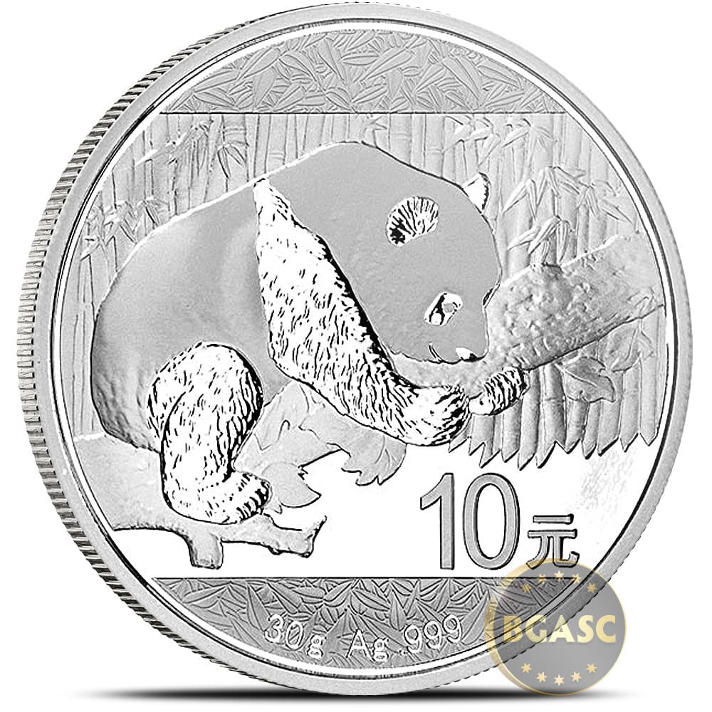 30 Gram Chinese Silver Panda Coin (Secondary Market, Random Year)