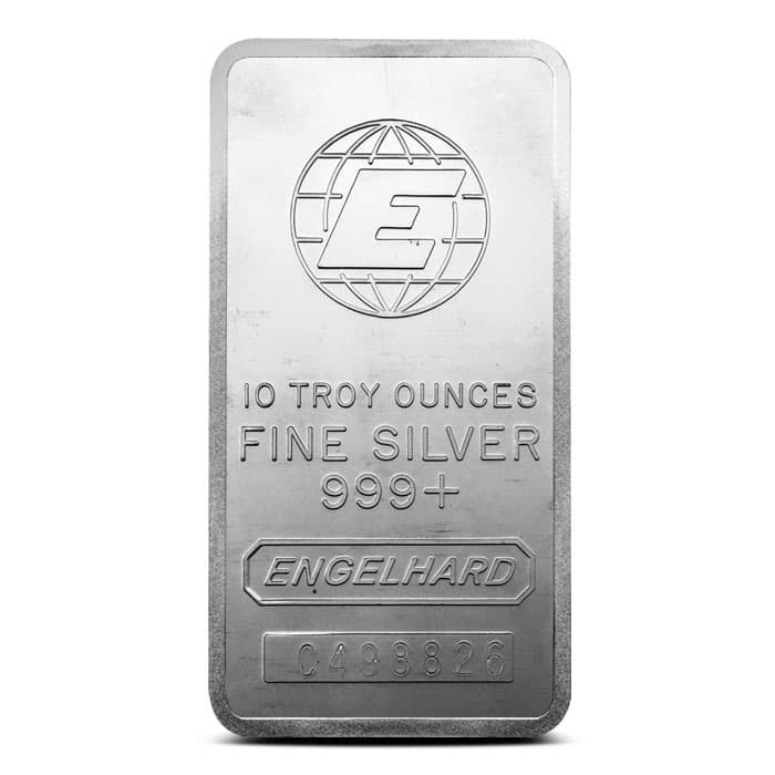 10 oz Engelhard Silver Bar (Secondary Market)