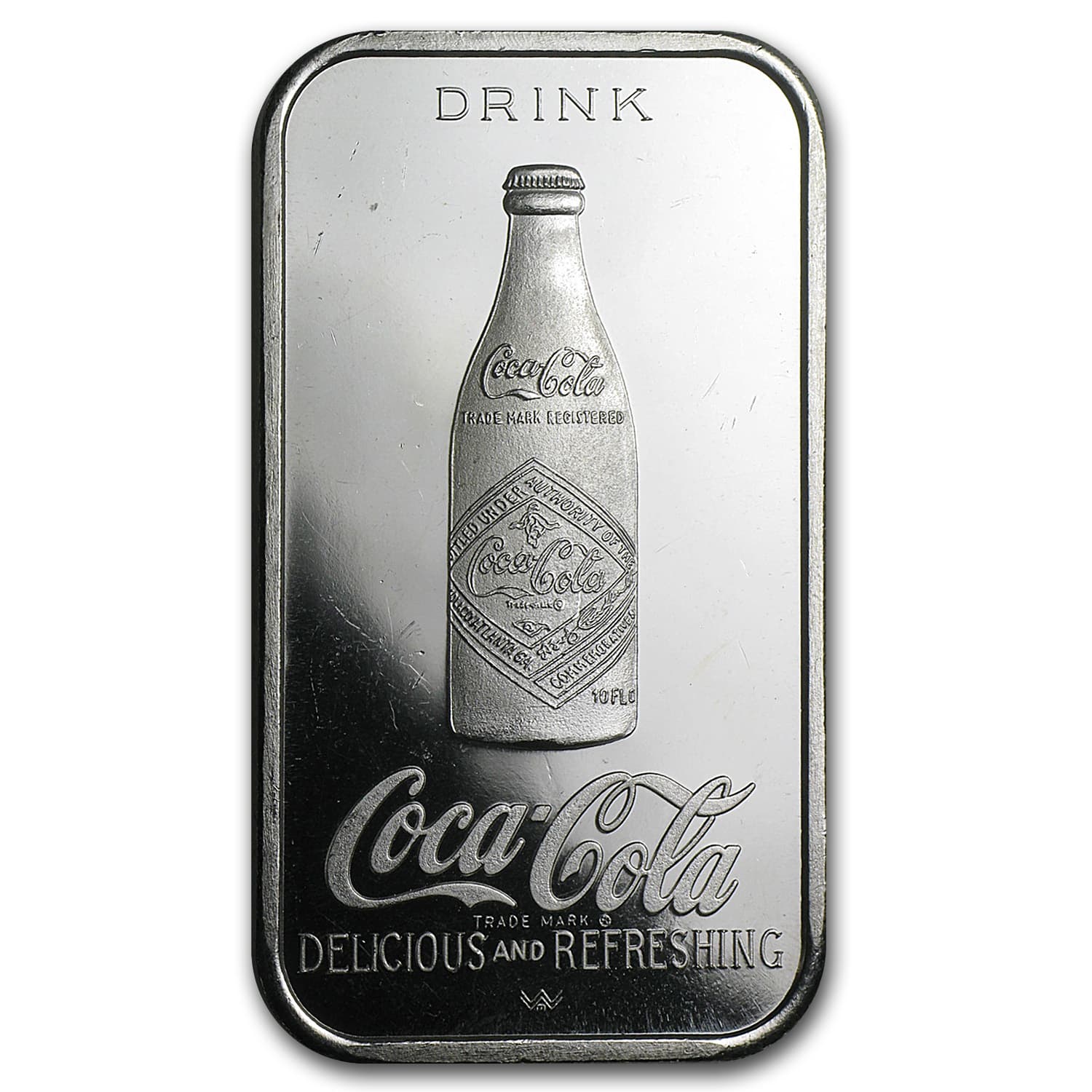 1 oz Silver Bar - Coca Cola (Louisville, KY)