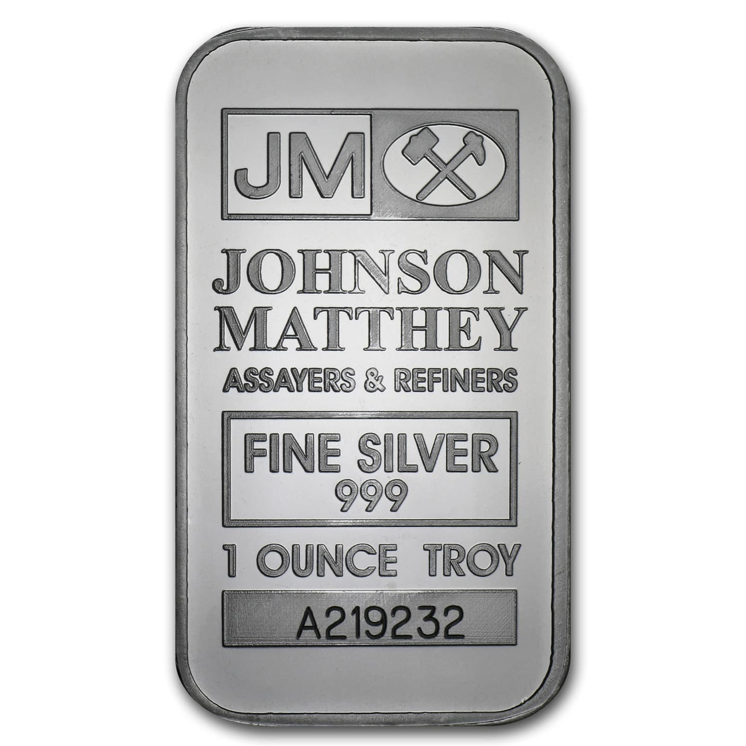 1 oz Silver Bar - Johnson Matthey