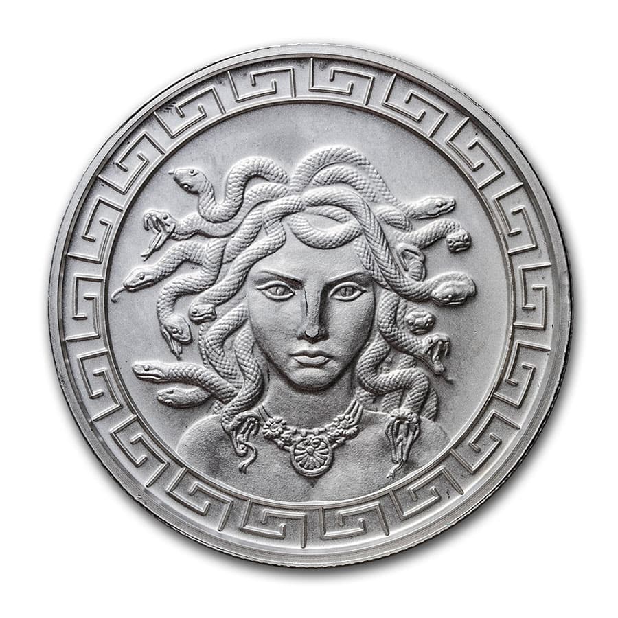 1 oz Silver Round - Medusa (Anonymous Mint)