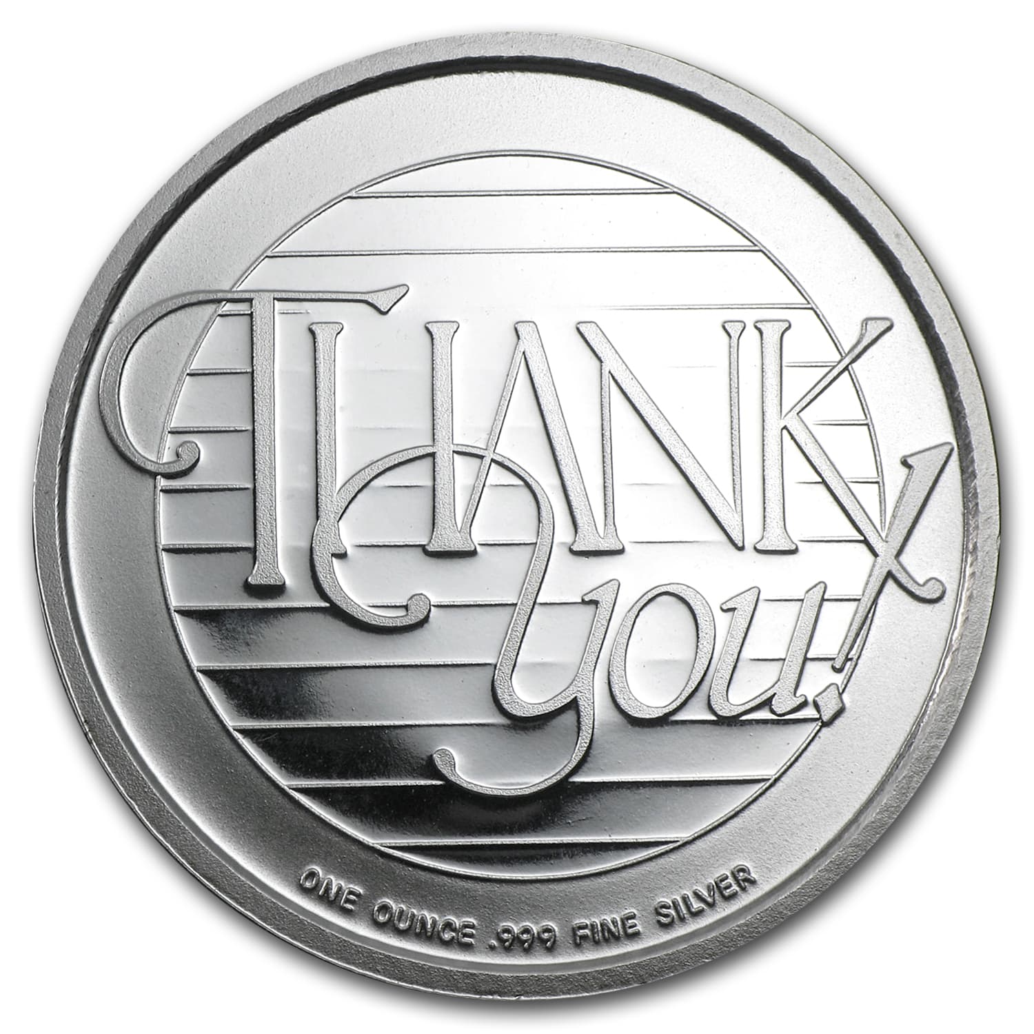1 oz Silver Round - Thank You
