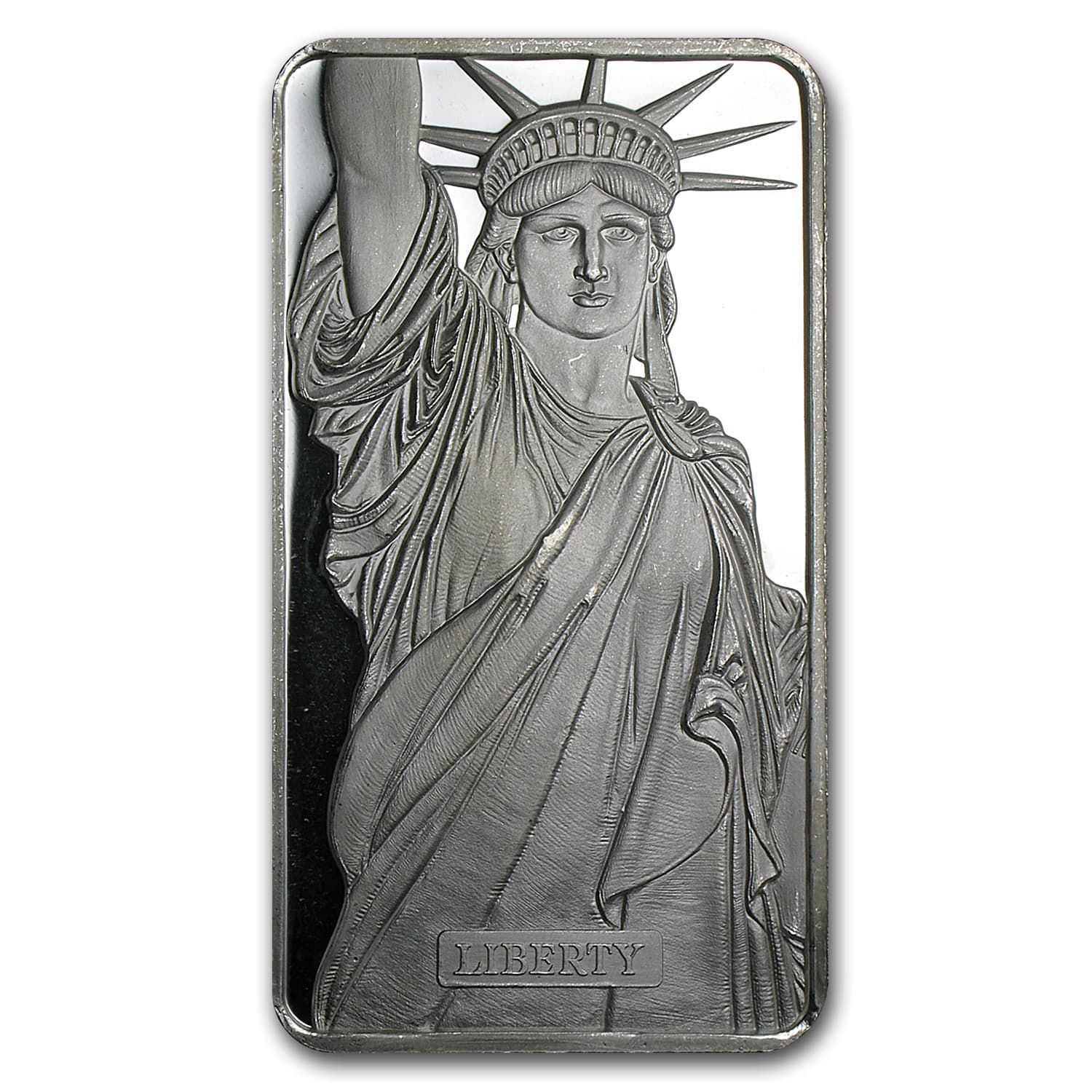 10 oz Silver Bar - Statue of Liberty (MTB)