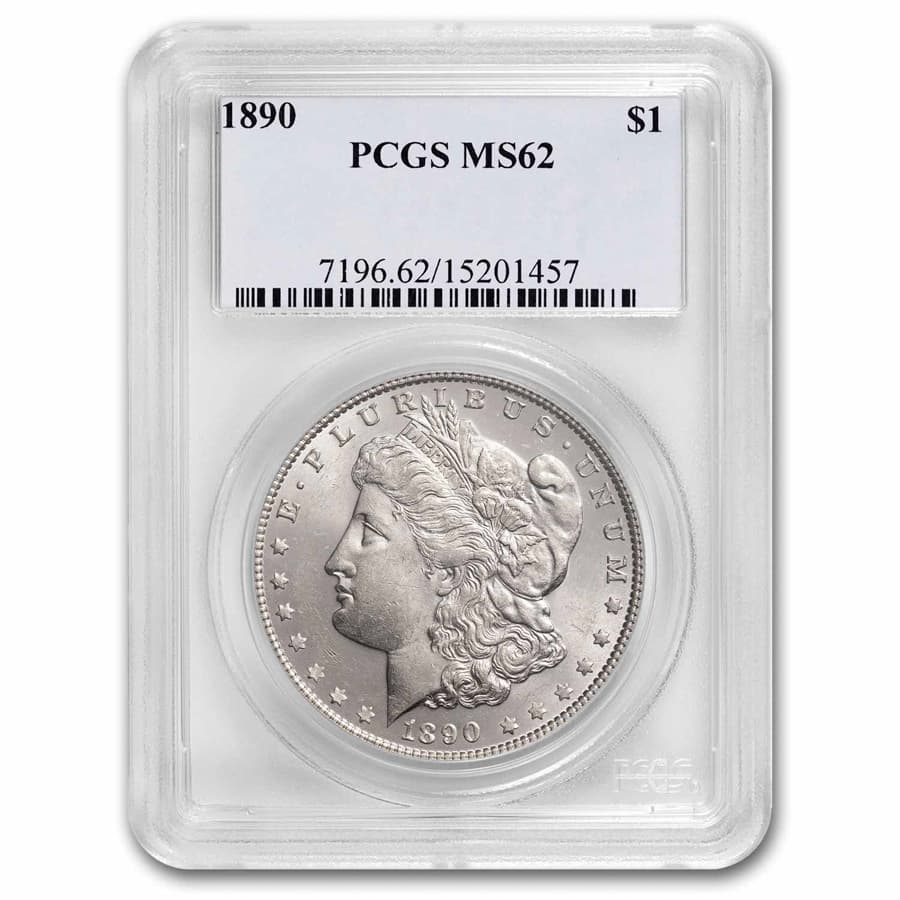 1890 Morgan Dollar MS-62 PCGS
