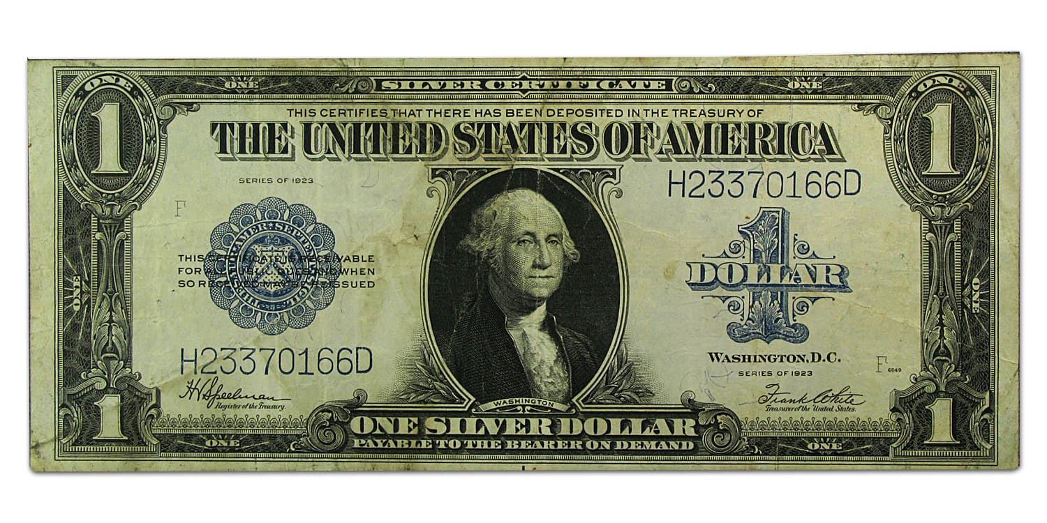 1923 $1.00 Silver Certificate VF+ (Fr#237)