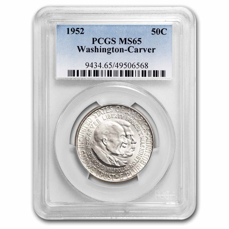 1952 Washington-Carver Half MS-65 PCGS