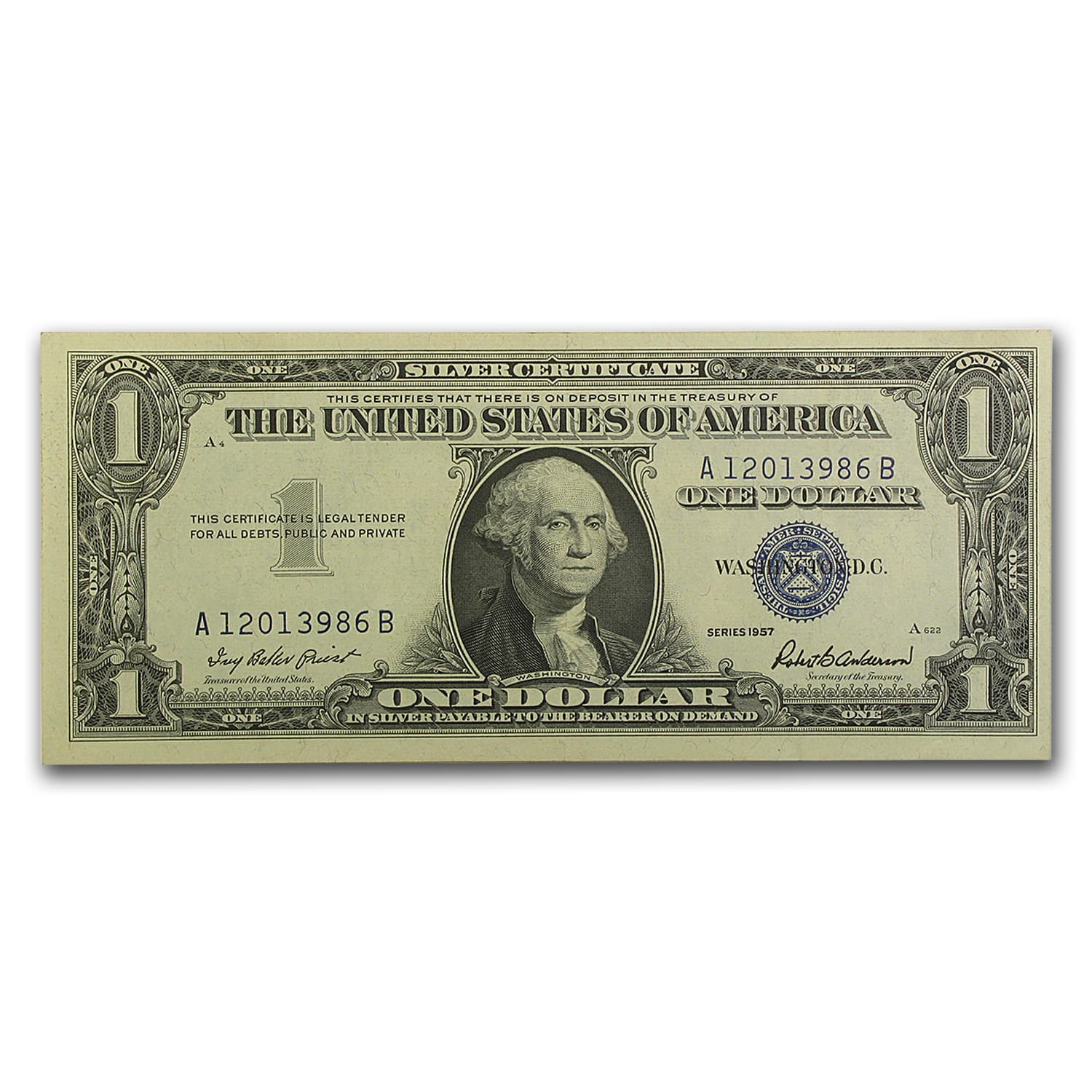 1957s $1.00 Silver Certificate XF