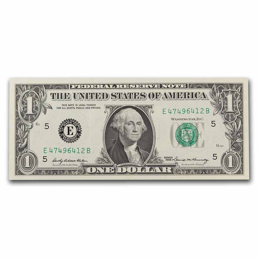1969 (E-Richmond) $1.00 FRN CU (Fr#1903-E)