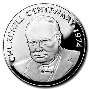 1974 Cayman Islands Silver $25 Proof