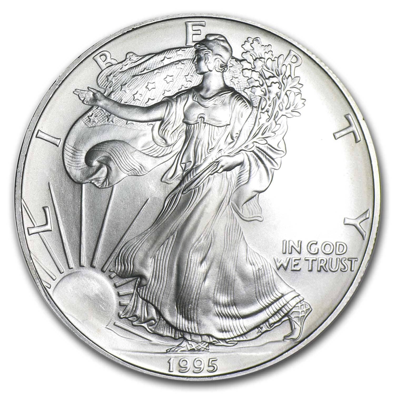 1995 1 oz American Silver Eagle BU