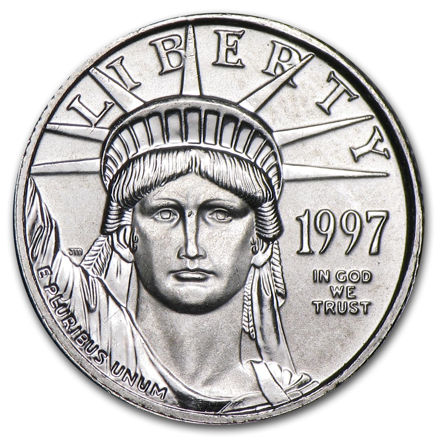 1997 1/10 oz American Platinum Eagle BU