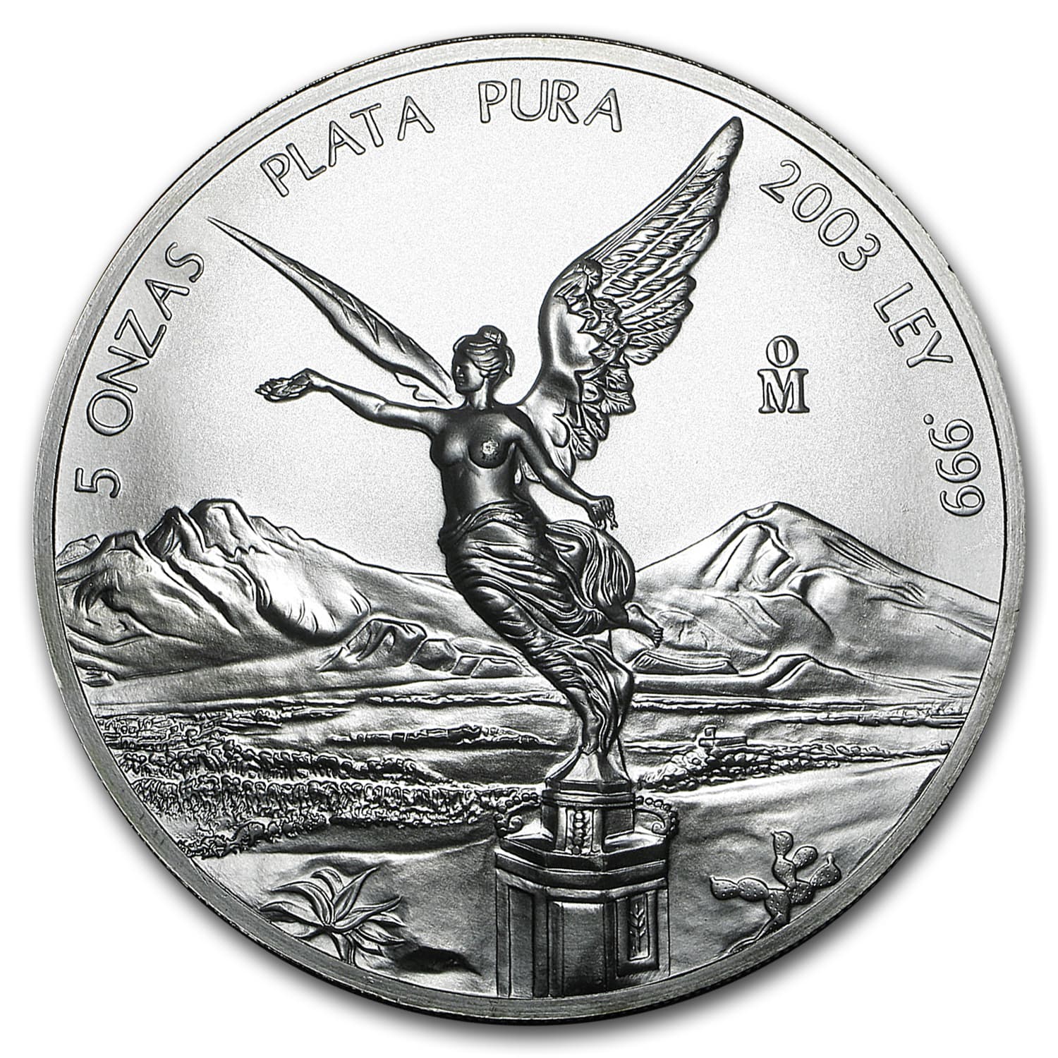2003 Mexico 5 oz Silver Libertad BU
