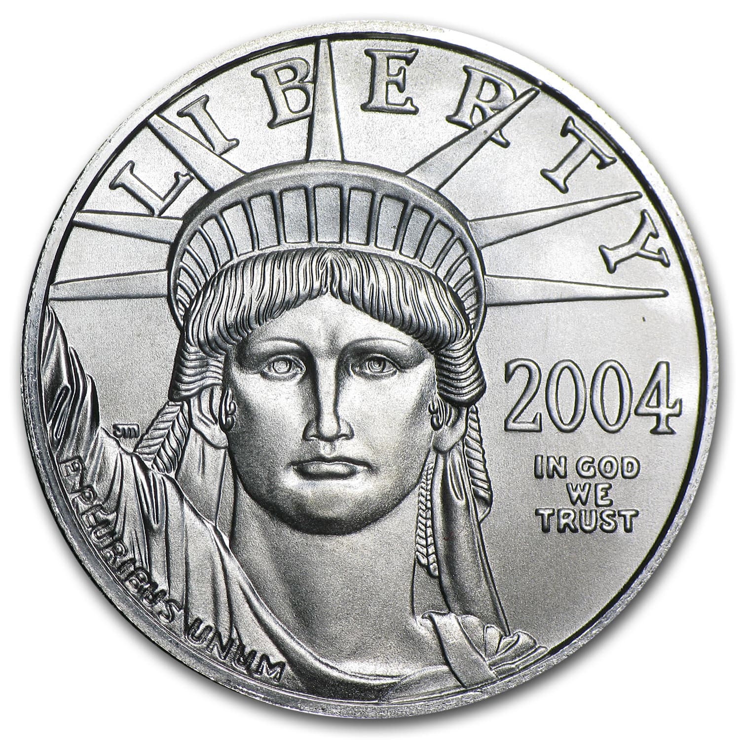 2004 1/2 oz American Platinum Eagle BU
