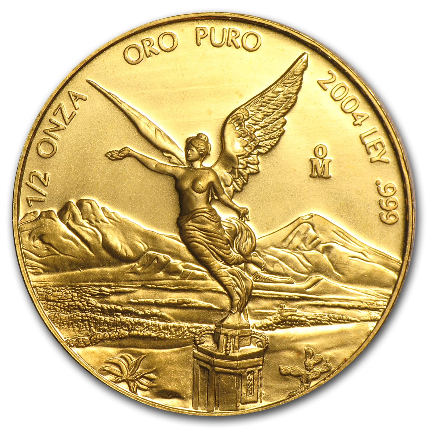 2004 Mexico 1/2 oz Gold Libertad BU