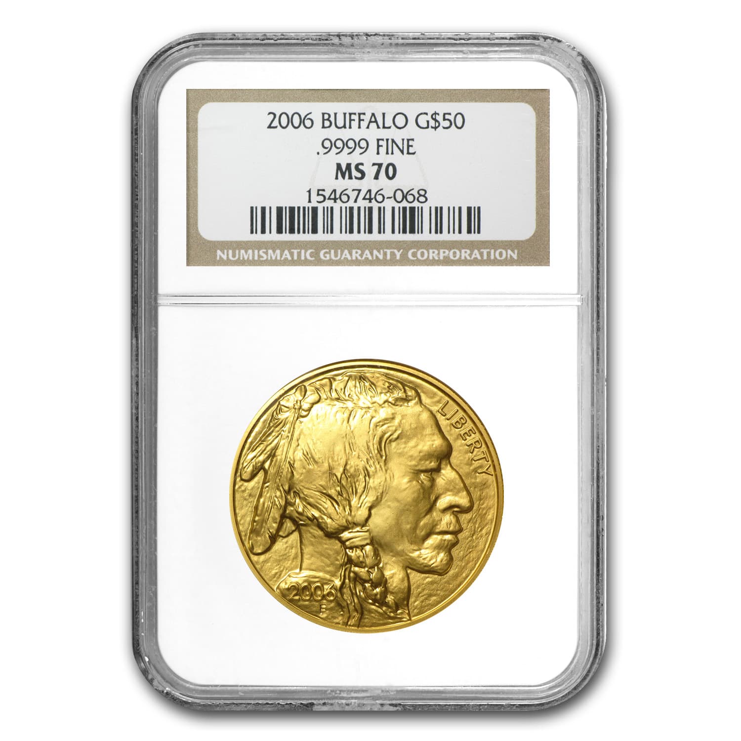 2006 1 oz Gold Buffalo MS-70 NGC