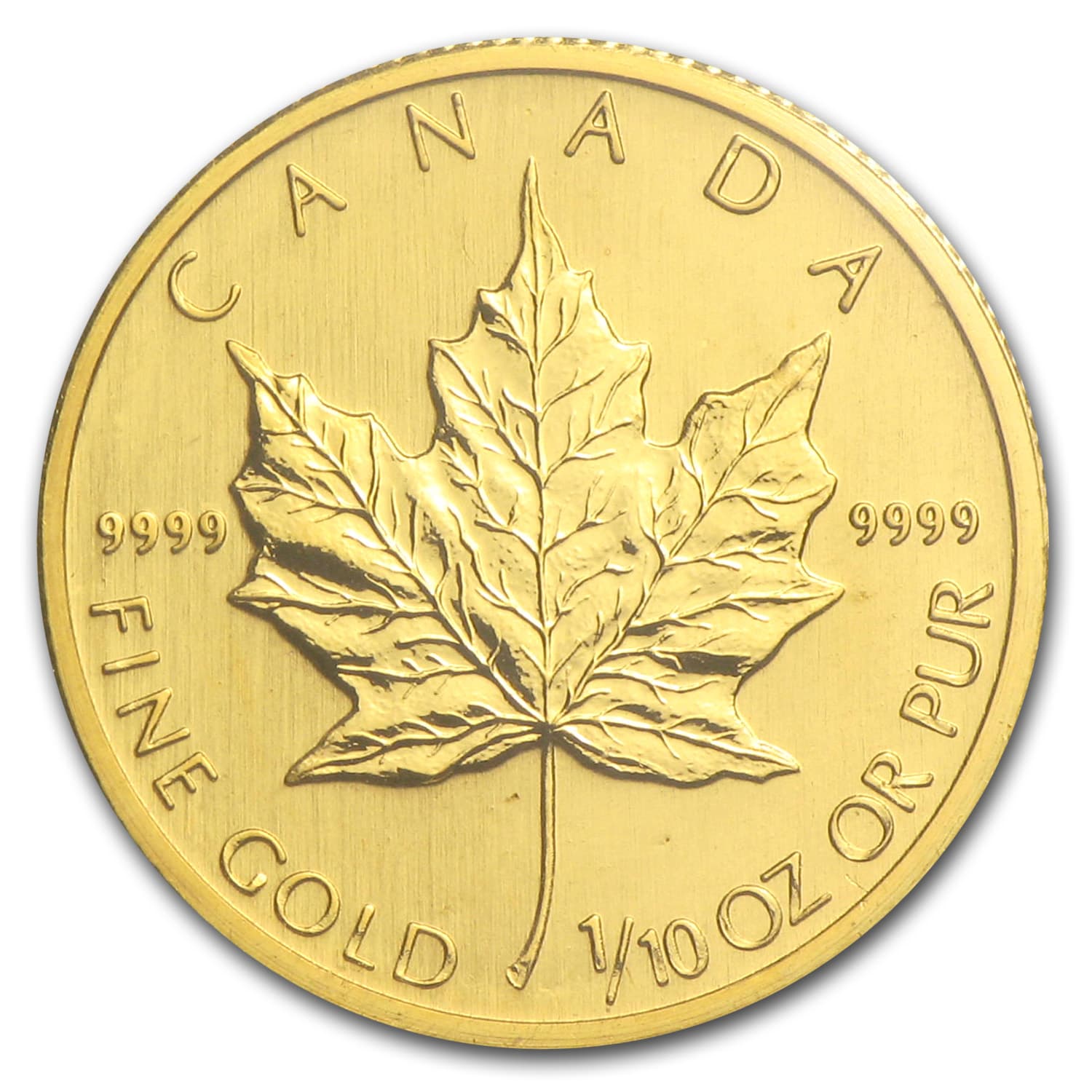 2008 Canada 1/10 oz Gold Maple Leaf BU