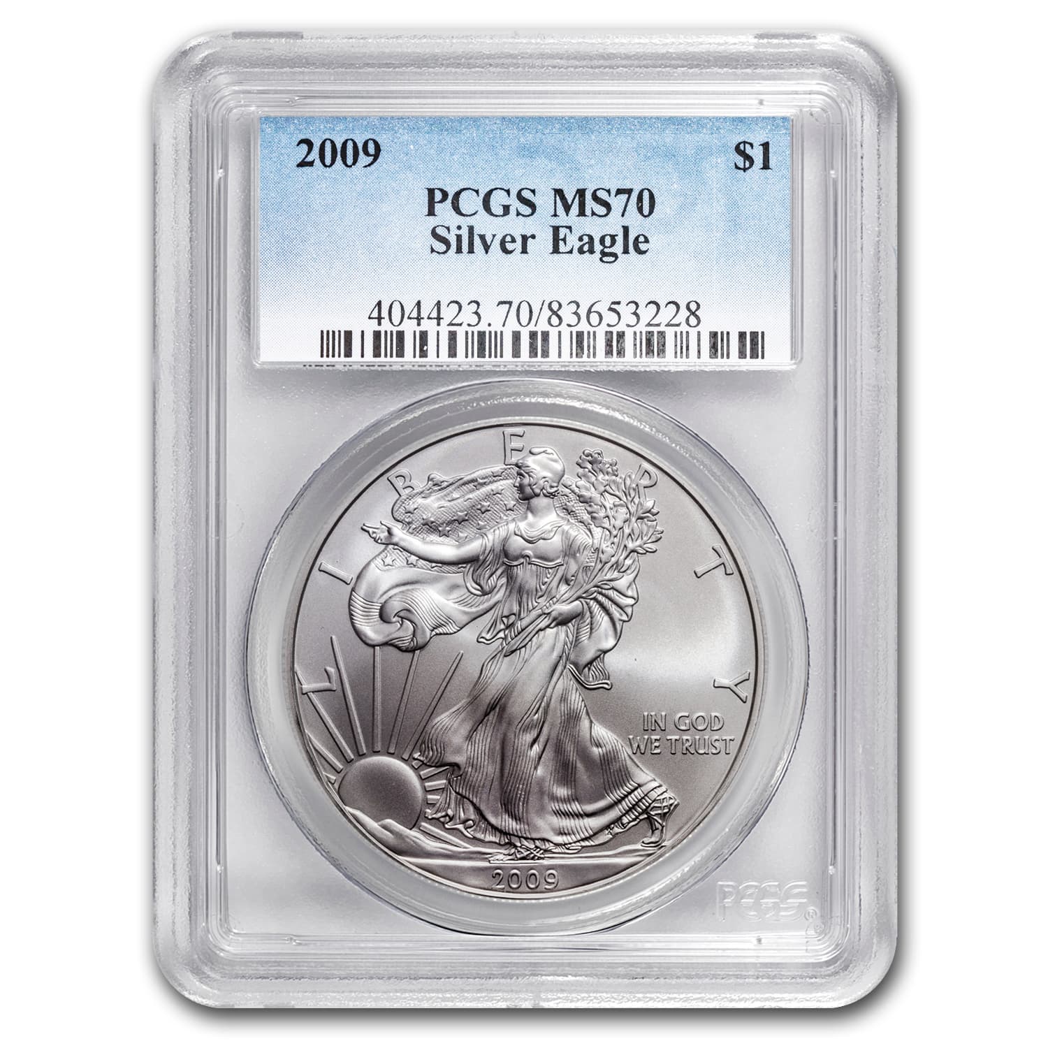 2009 American Silver Eagle MS-70 PCGS