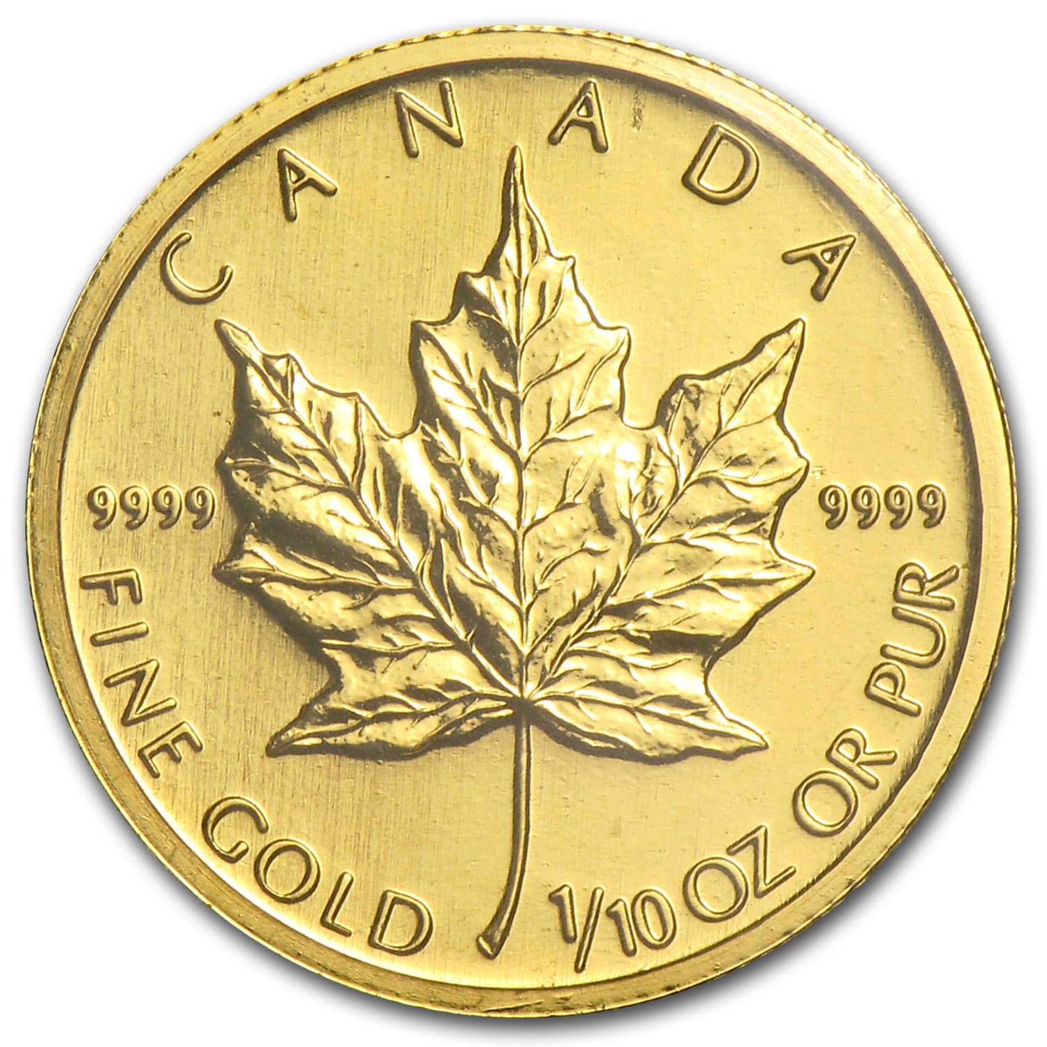 2009 Canada 1/10 oz Gold Maple Leaf BU