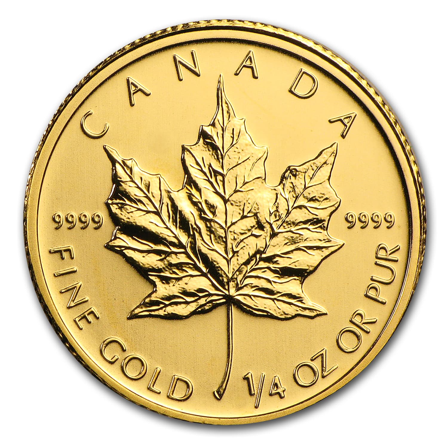 2010 Canada 1/4 oz Gold Maple Leaf BU
