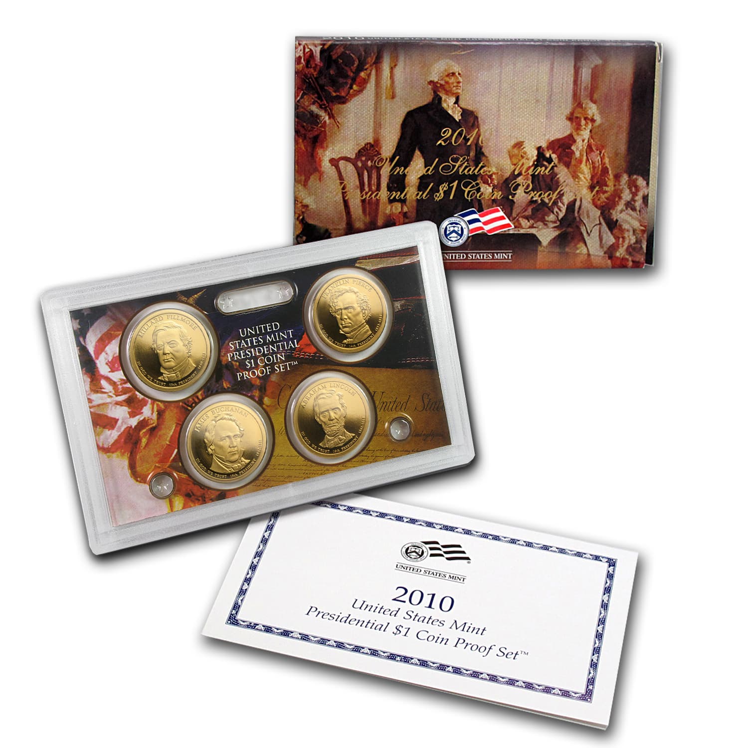 2010-S Presidential Dollar Proof Set