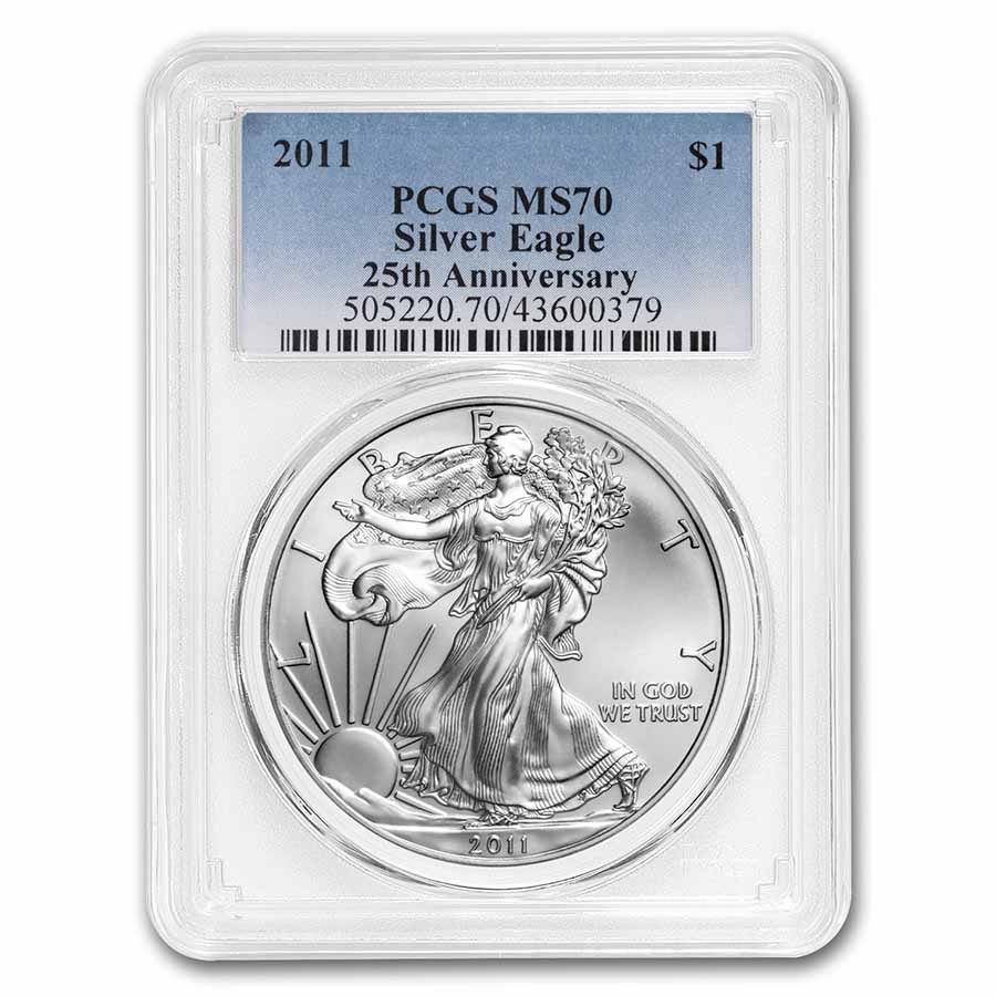 2011 American Silver Eagle MS-70 PCGS