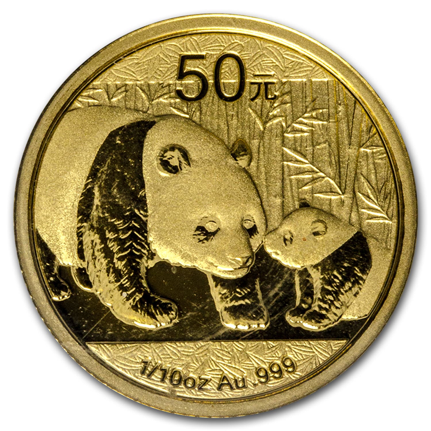 2011 China 1/10 oz Gold Panda BU (Sealed)