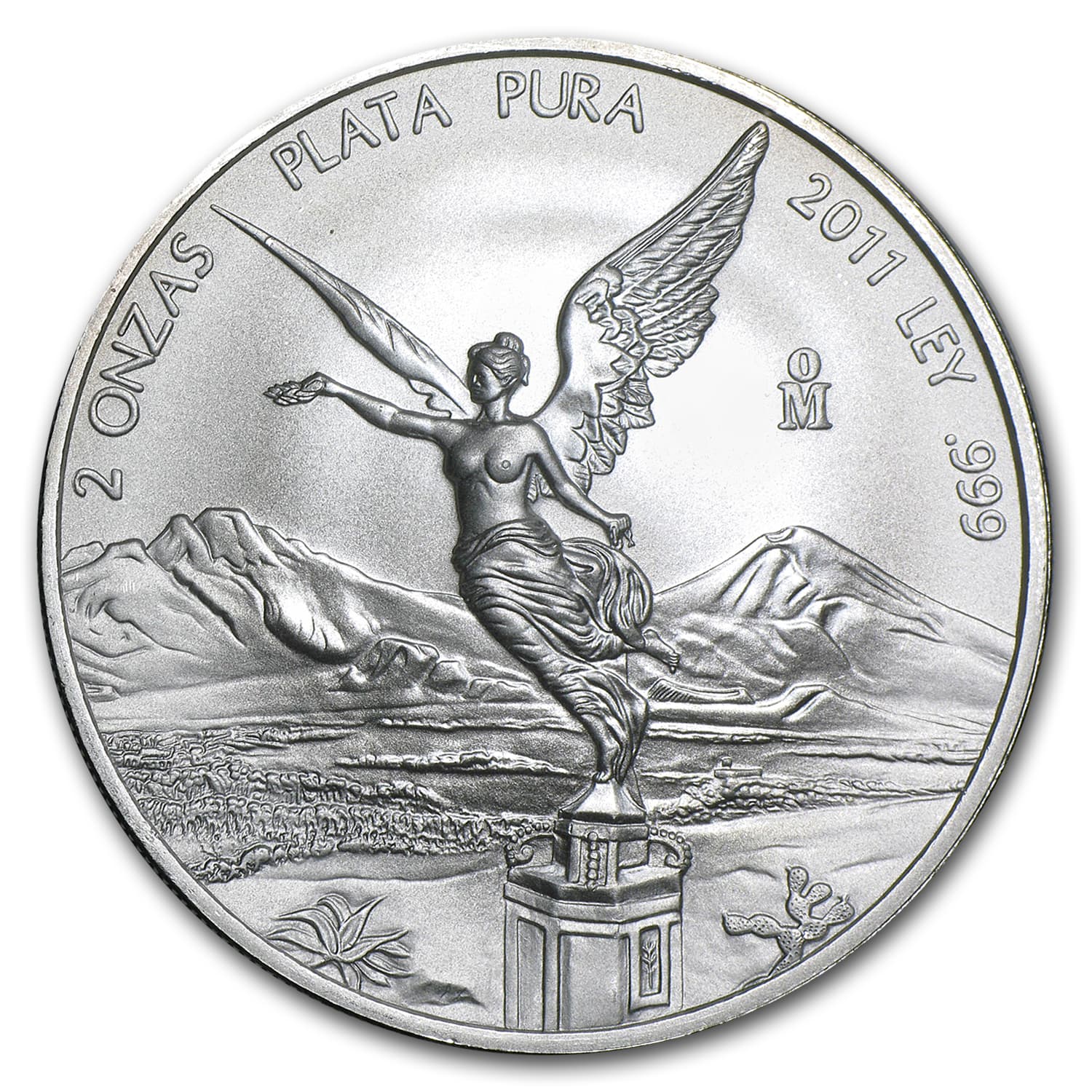 2011 Mexico 2 oz Silver Libertad BU