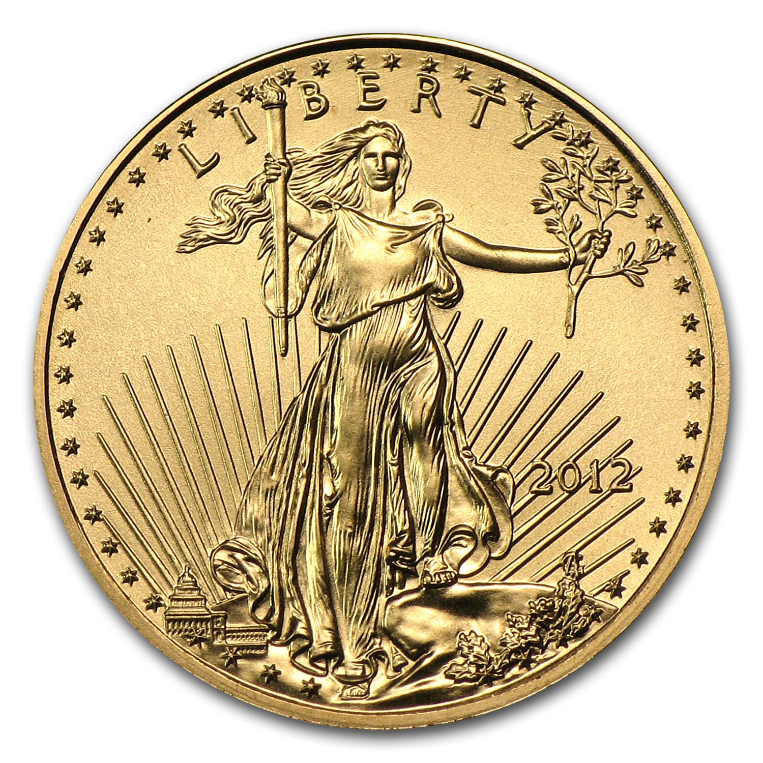 2012 1/10 oz American Gold Eagle BU