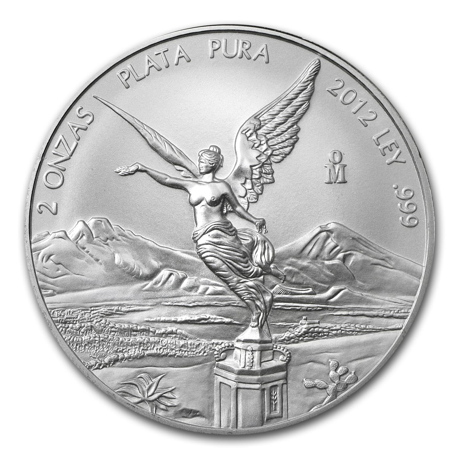 2012 Mexico 2 oz Silver Libertad BU