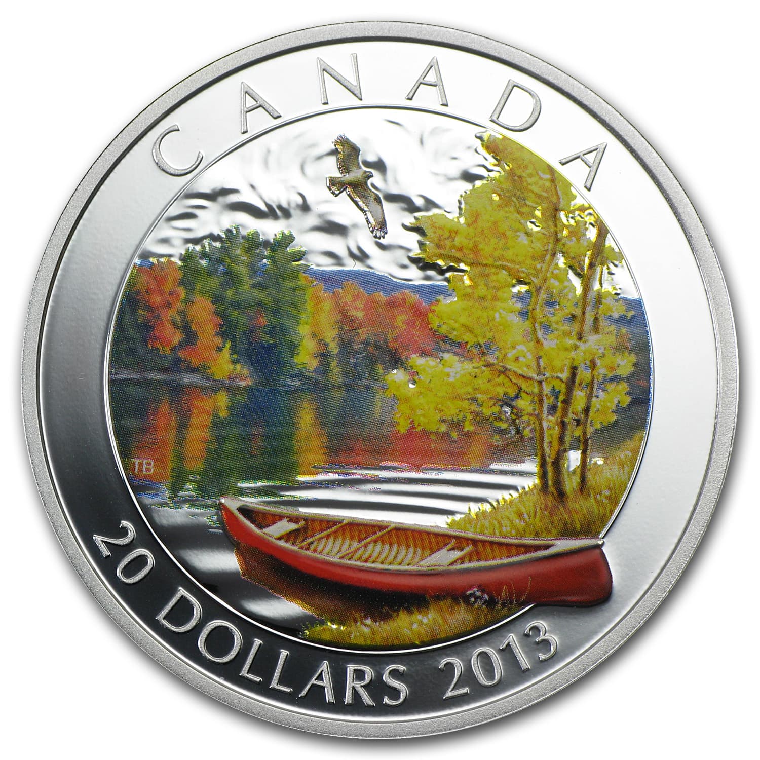 2013 Canada 1 oz Silver $20 Autumn Bliss